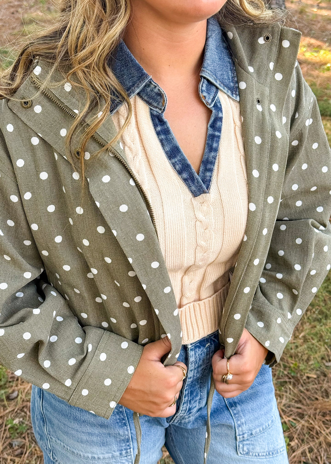Lisa Polka Dot Jacket