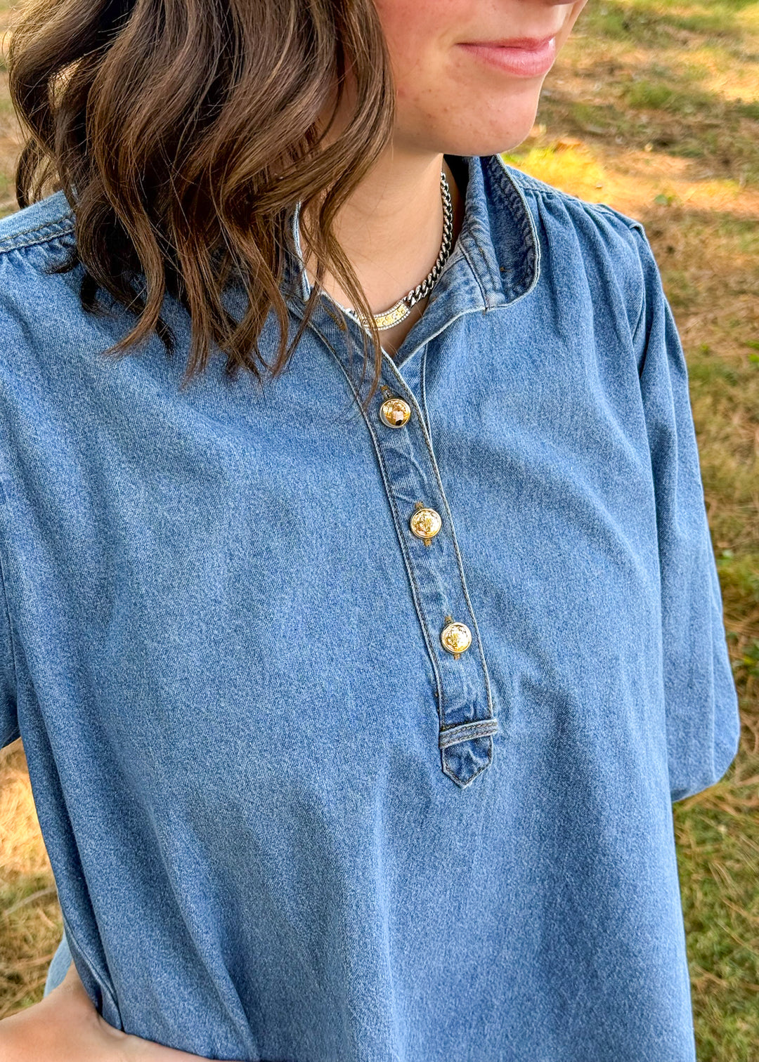 Diana Denim Top