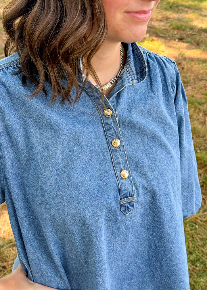 Diana Denim Top