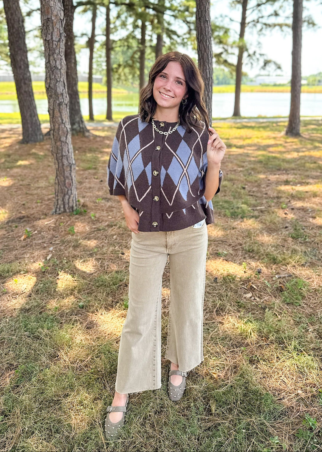 Missy Argyle Cardigan