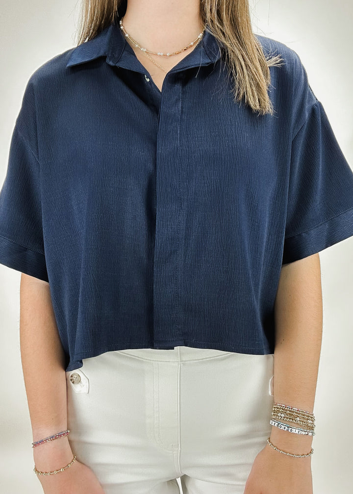 Bishop Collared Top