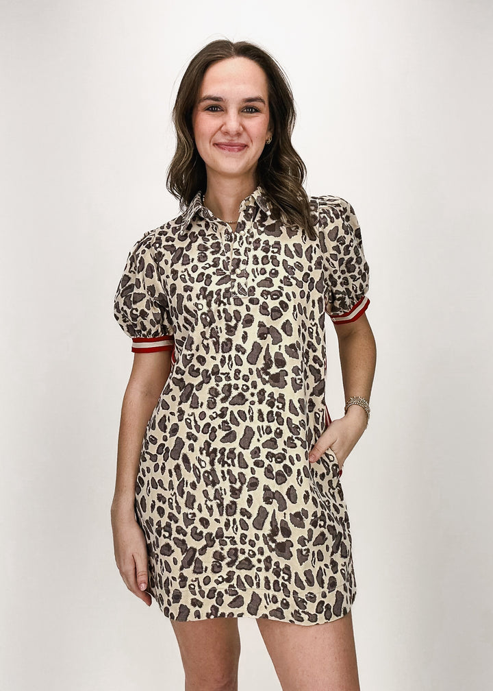 Morgan Leopard Print Dress