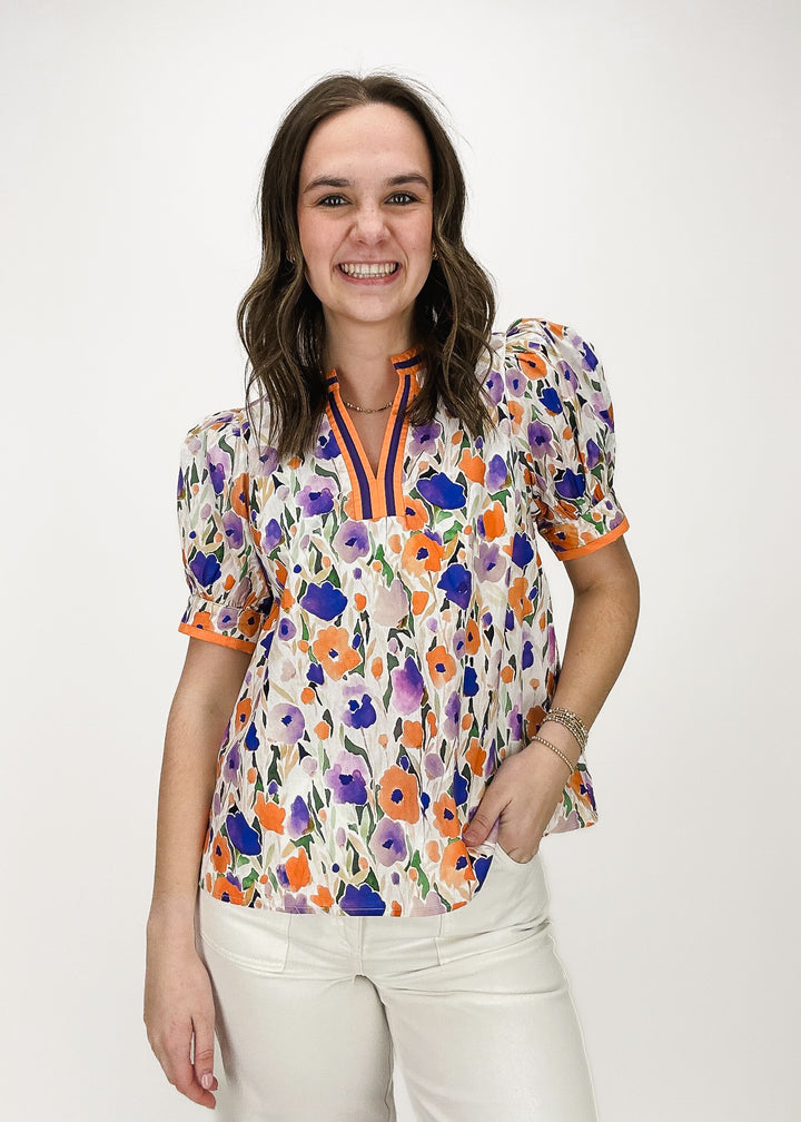 Linda Floral Top