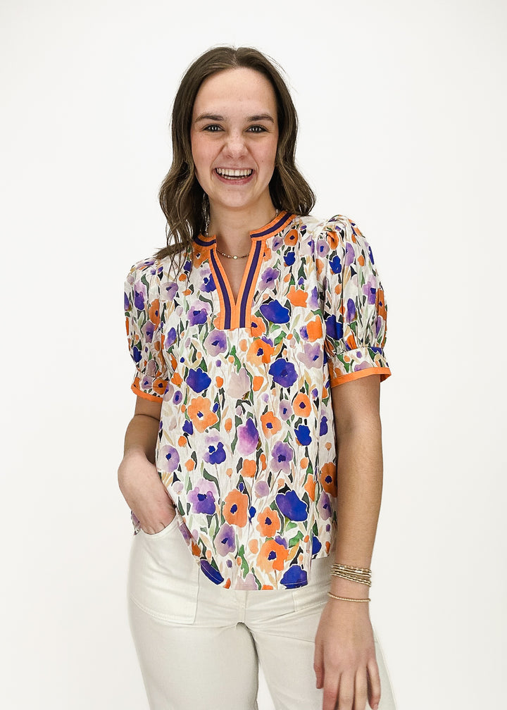 Linda Floral Top