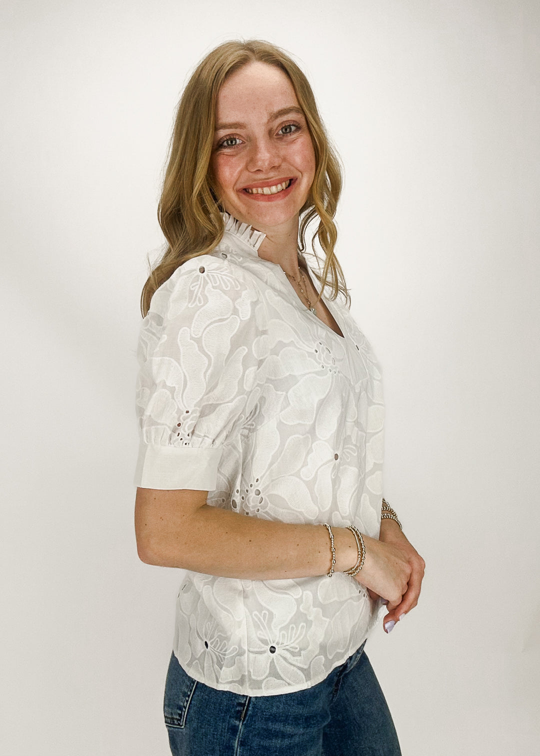 Claire Puff Sleeve Top