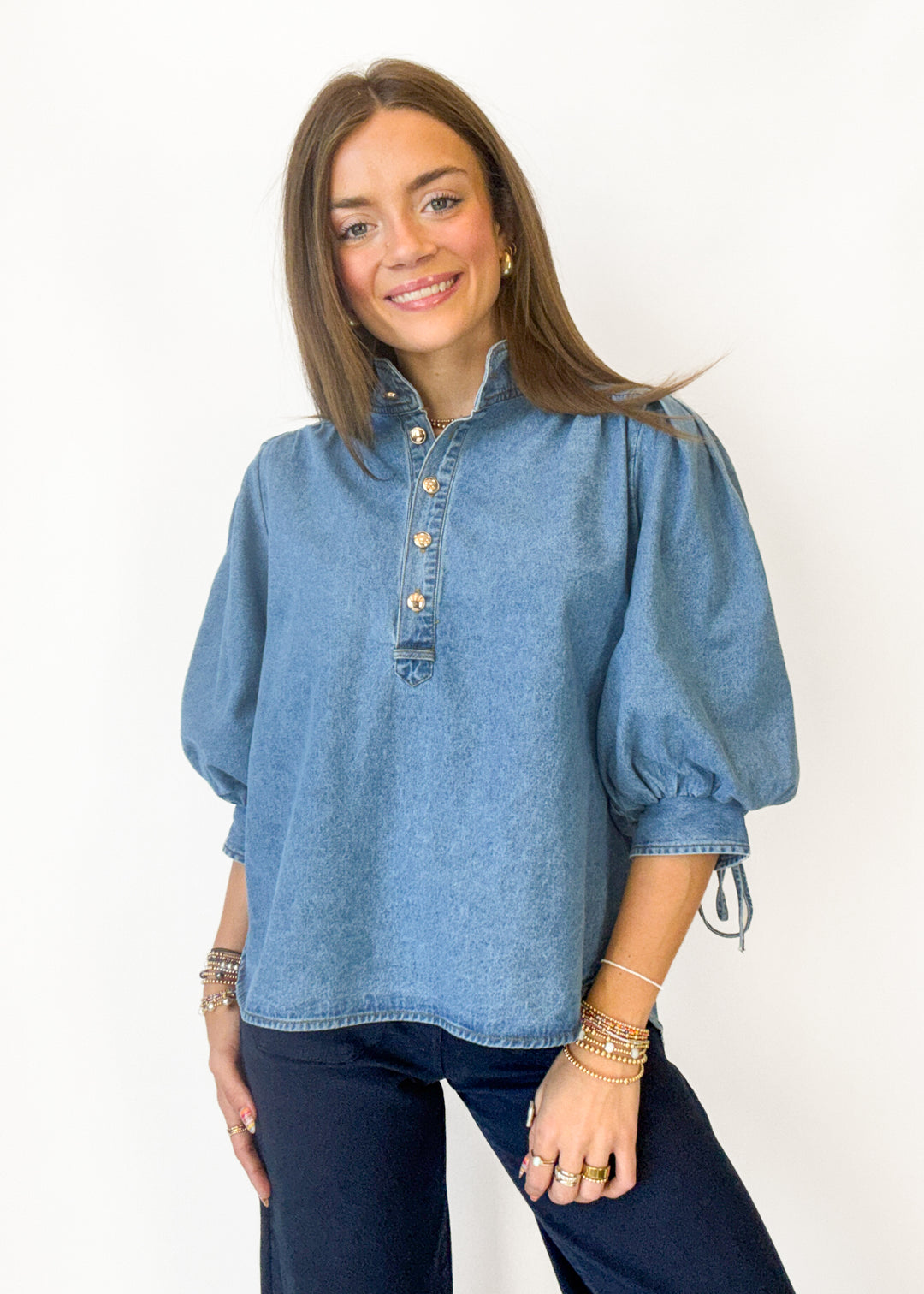 Diana Denim Top