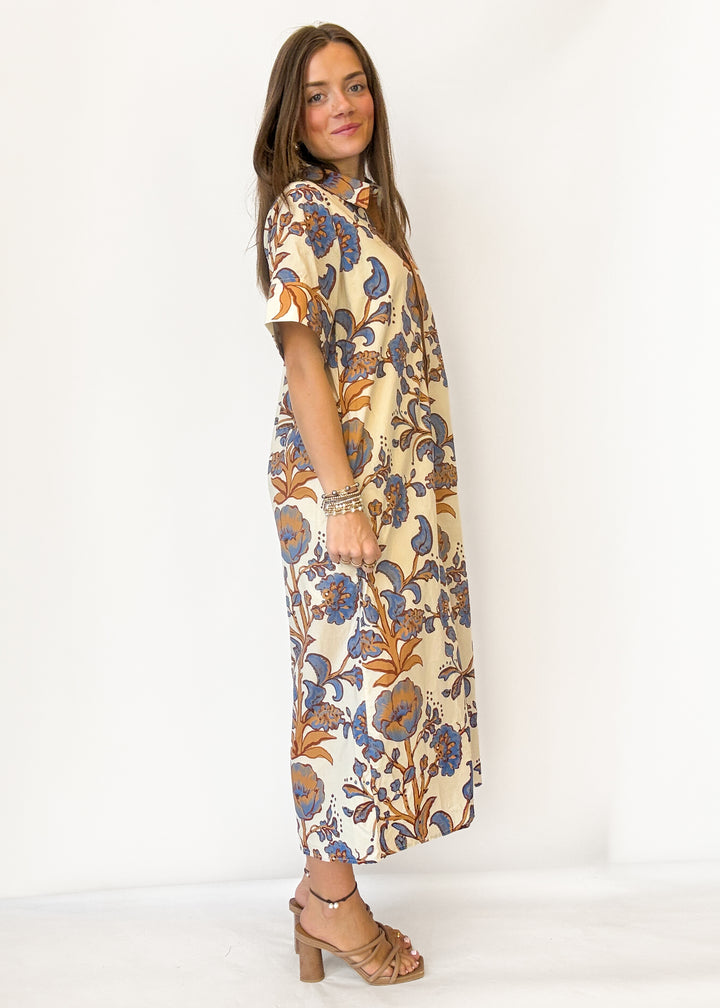 Audrey Floral Midi Dress