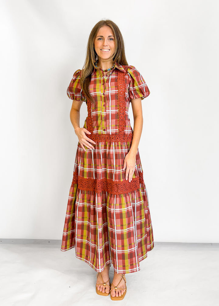 Rilee Midi Puff Sleeve Dress