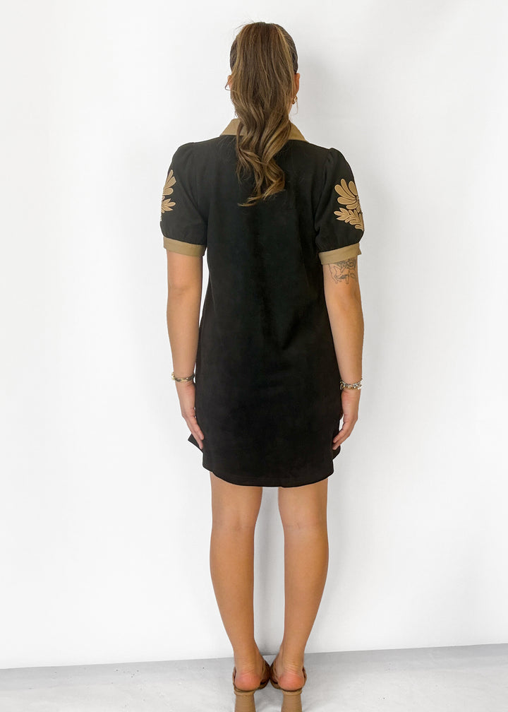 Hattie Embroidered Mini Dress