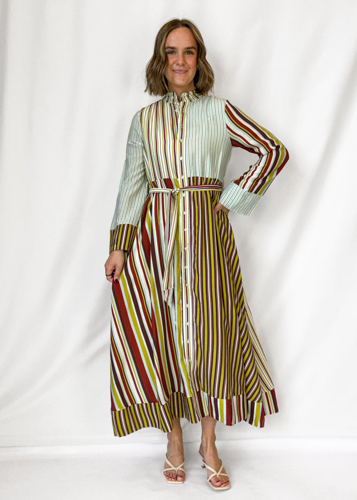 Beck Striped Midi Dress