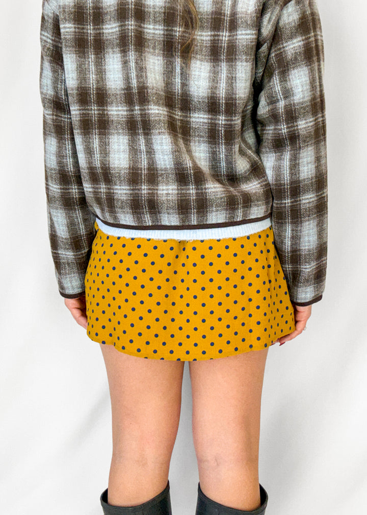 Leah Polka Dot Mini Skirt