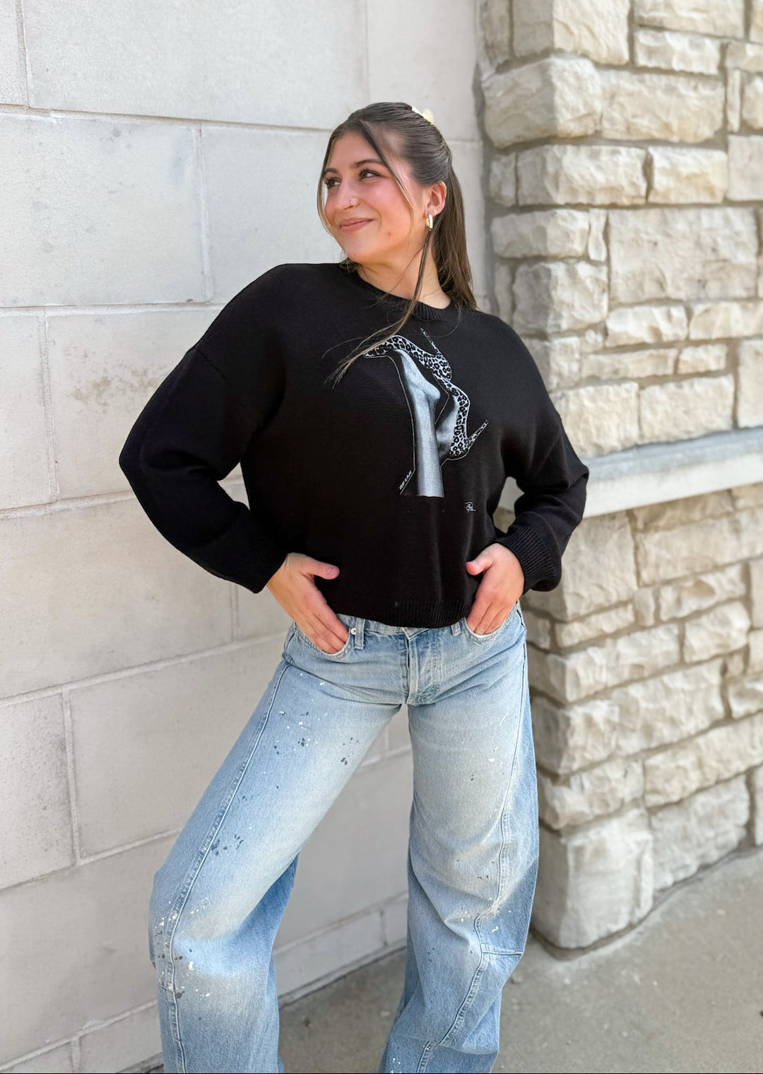 CPRESS Studio Rest and Play Jordyn Crewneck Sweater