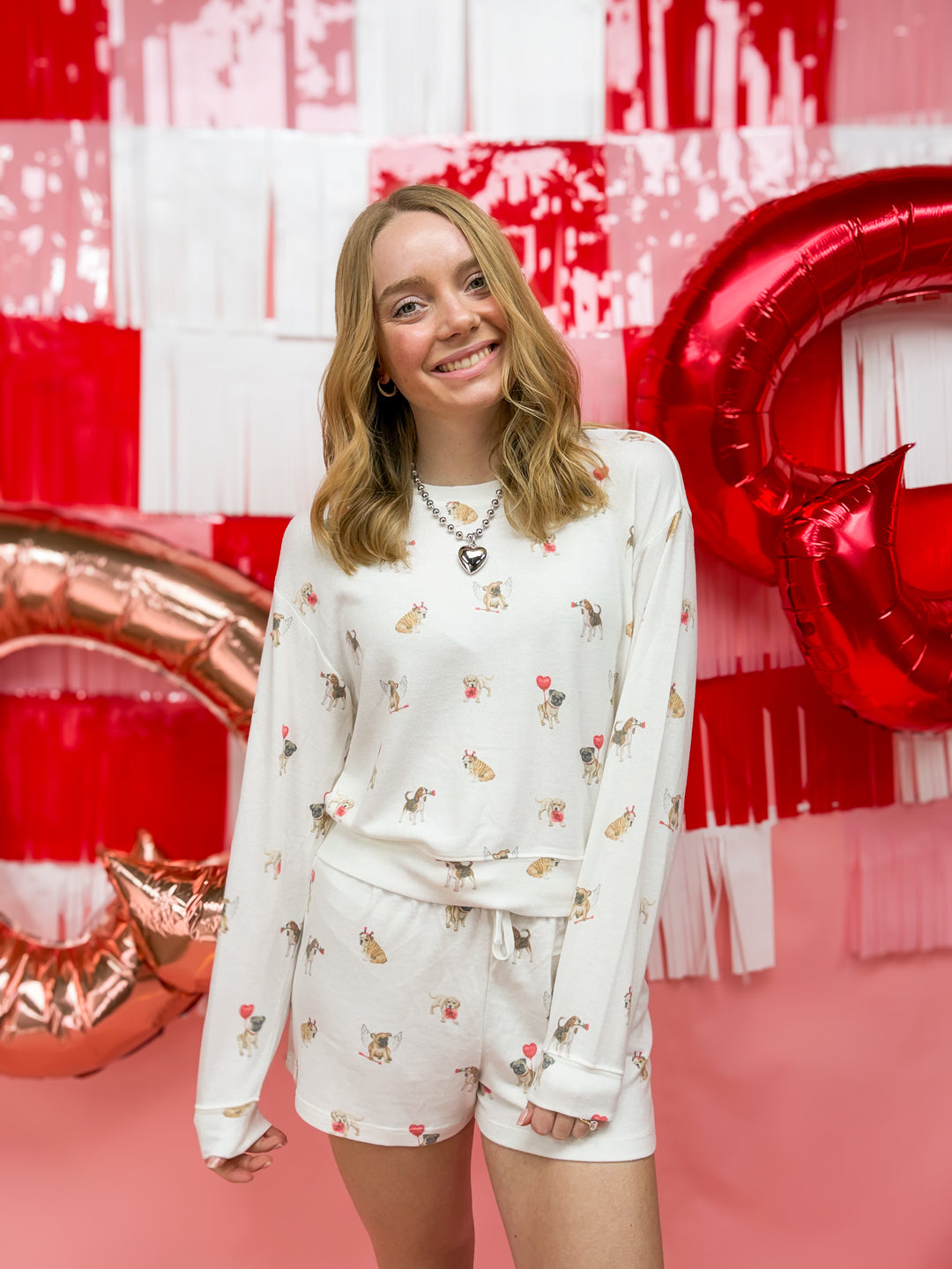 Z Supply Bisous Love Pup Top