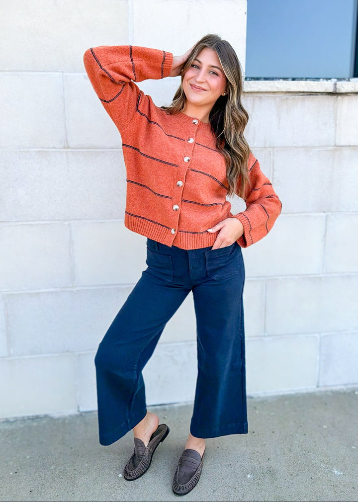 Julia Striped Cardigan