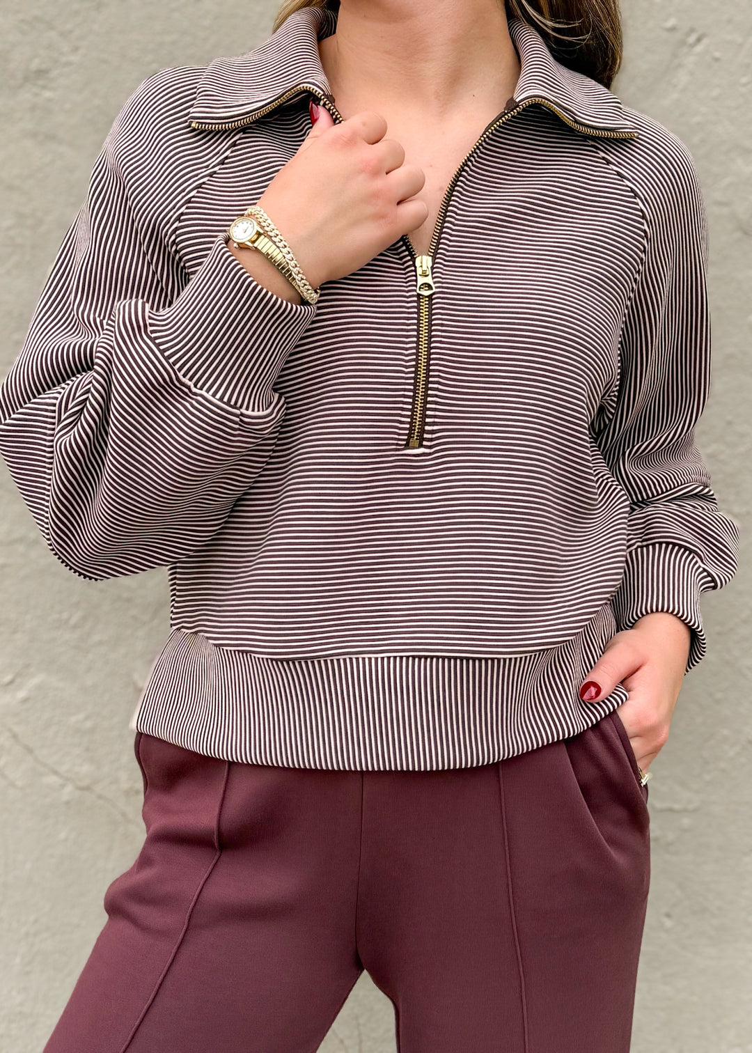 Varley Milano Half Zip Sweat
