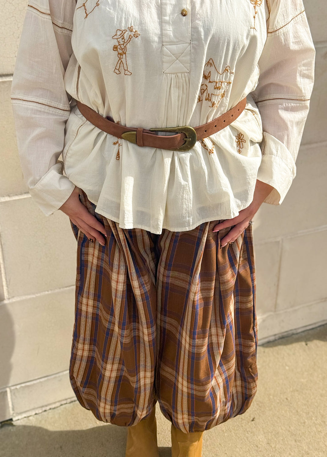 Clarke Plaid Pants
