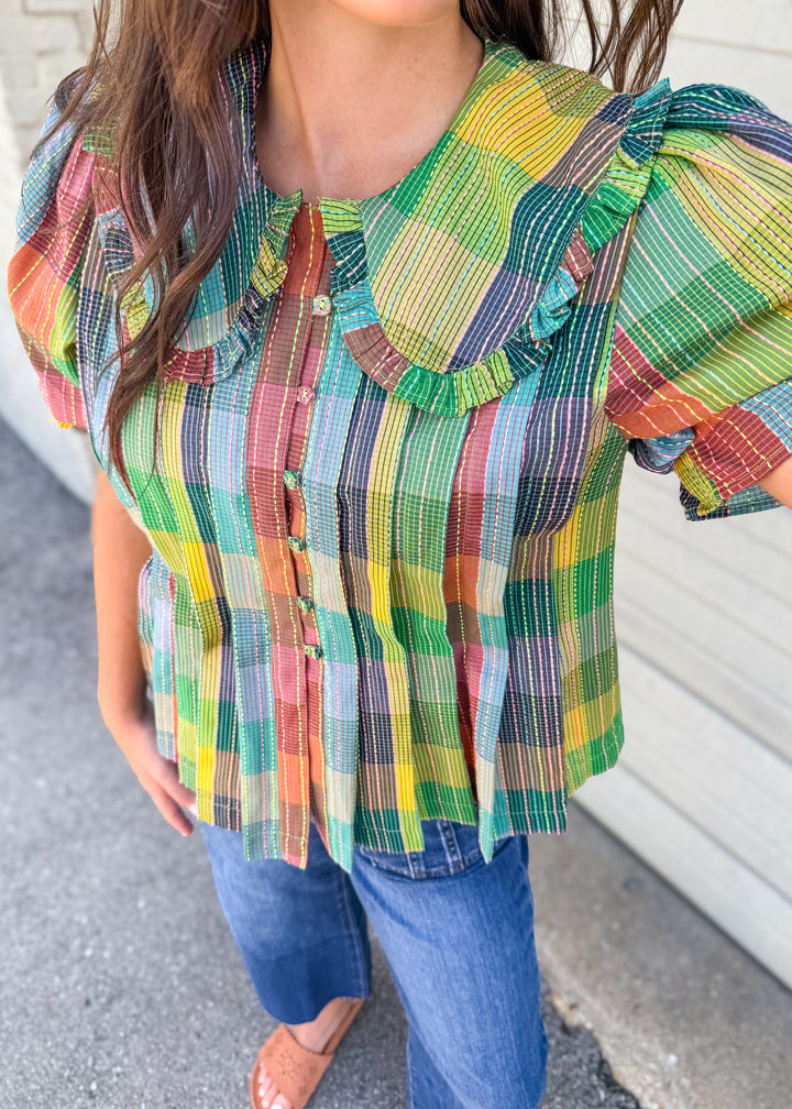 Ivy Jane Penny Plaid Top