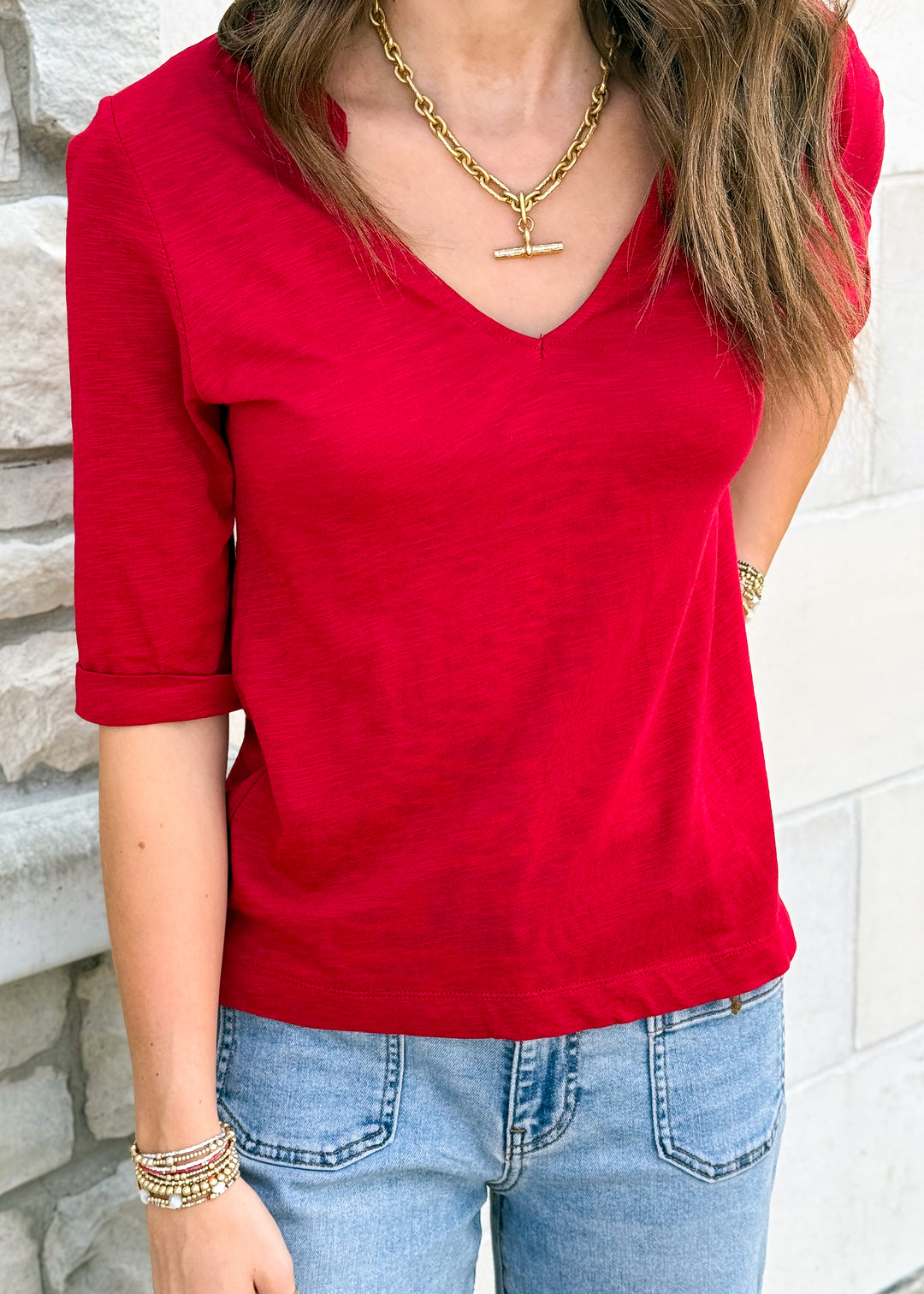 Sanctuary Clothing Dolce Notch Neck Tee