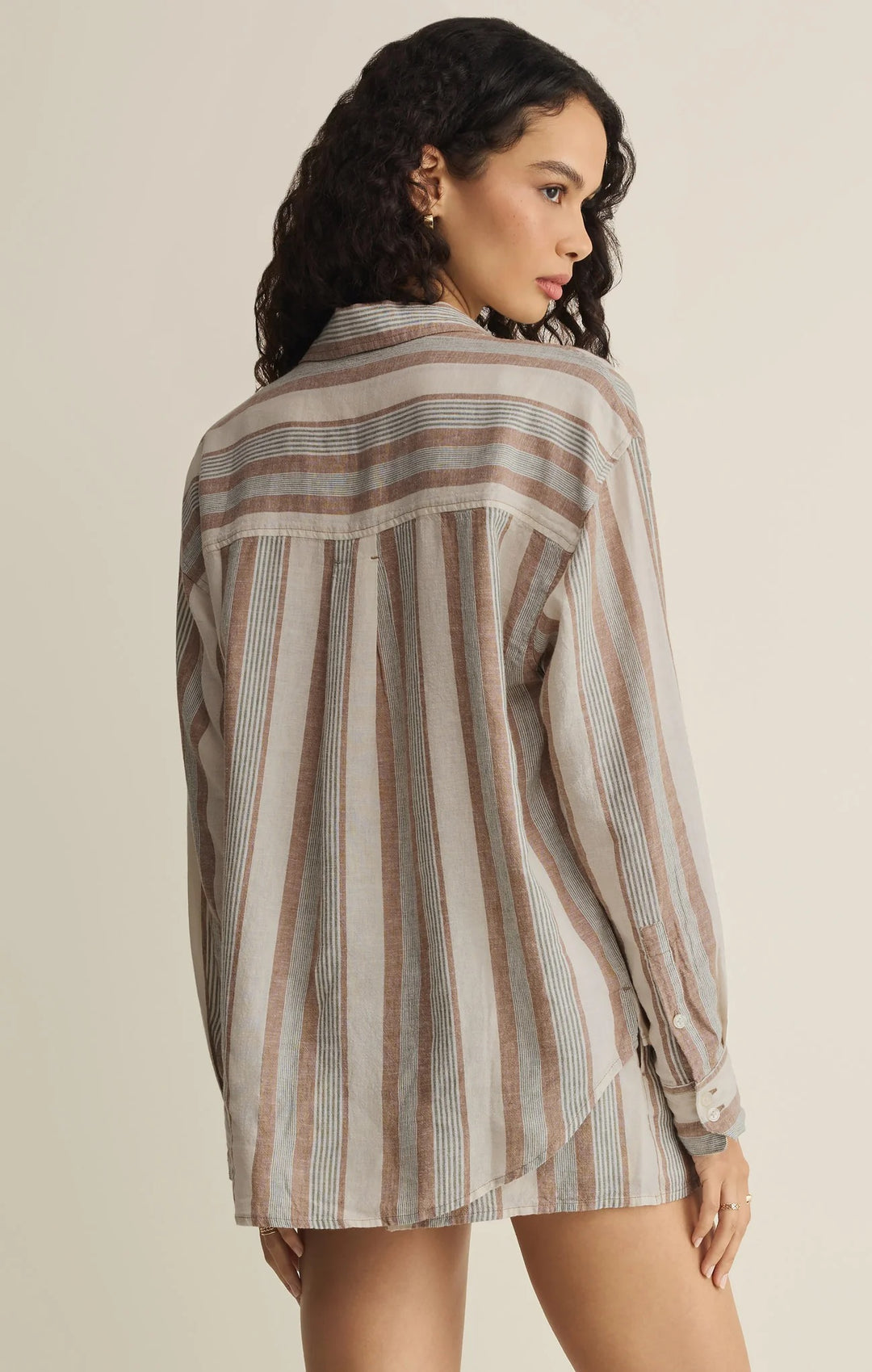 Z Supply The Perfect Striped Button Up