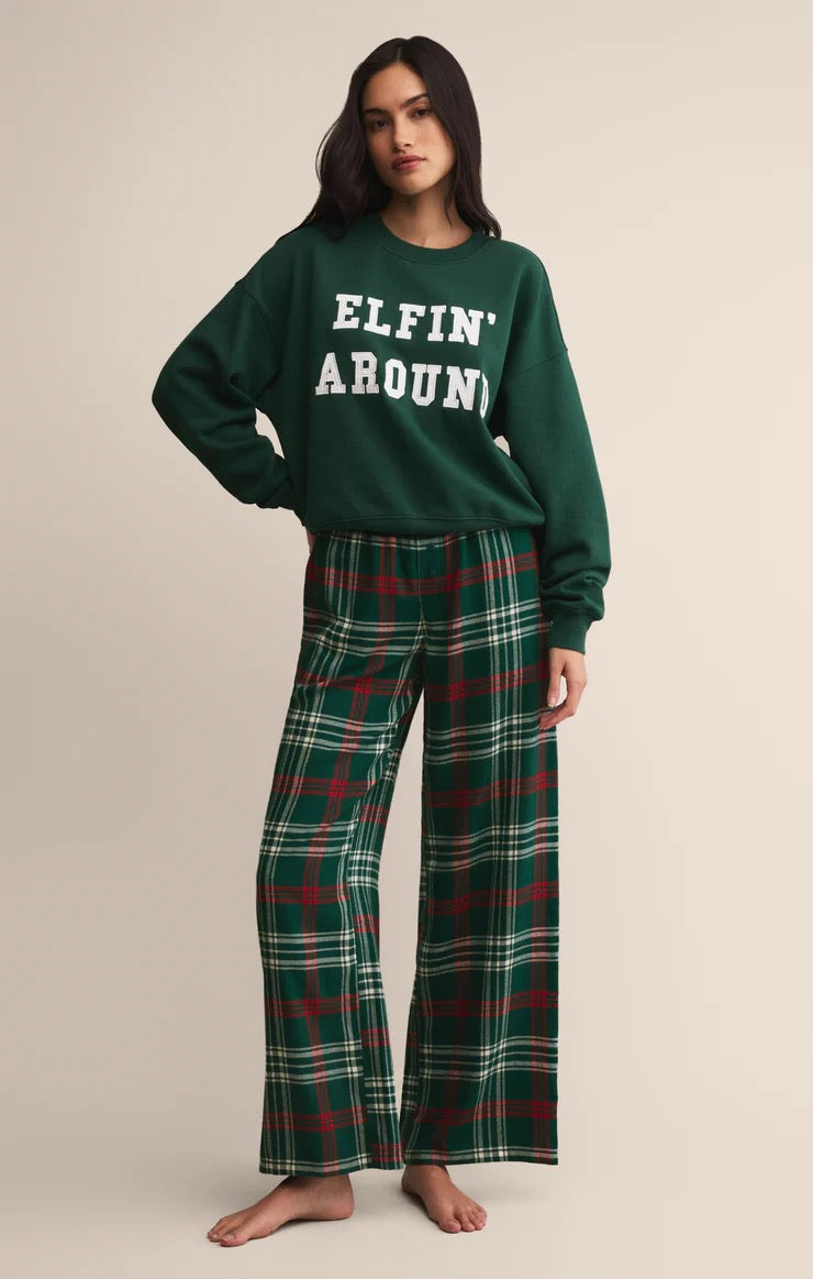Z Supply Holiday Sweatshirt - Elfin' Around