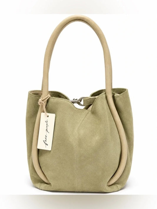 Free People Barlow Bucket Bag - Green