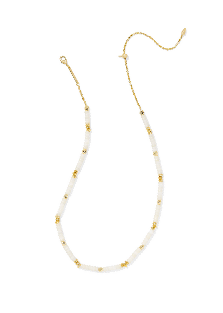 Kendra Scott Deliah Strand Necklace - Gold/Ivory MOP