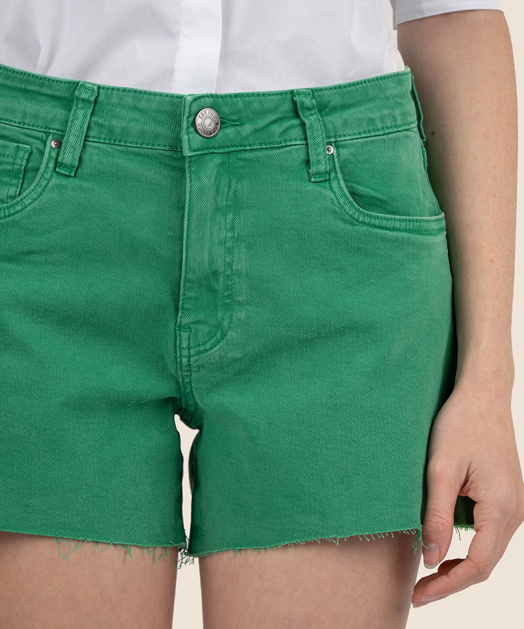 Kut From the Kloth Jane High Rise Short - Green