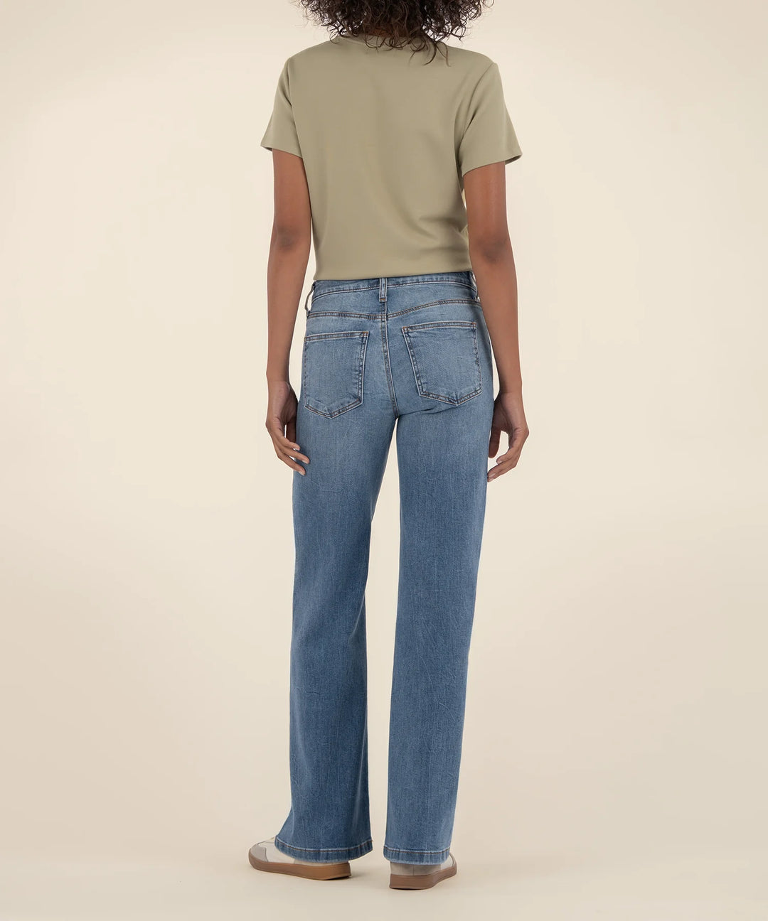 Kut From the Kloth Jean High Rise Wide Leg Clean Hem Jeans