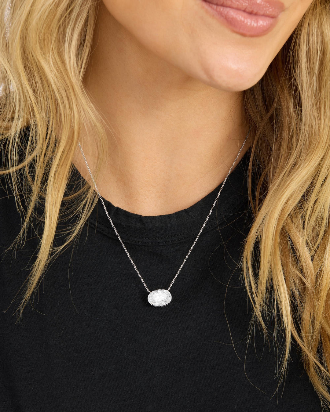 Melinda Maria Hello Gorgeous! Necklace - Silver