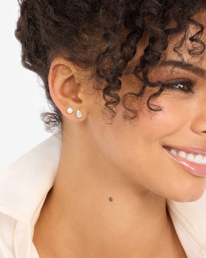 Melinda Maria Isla 6mm Studs - Gold