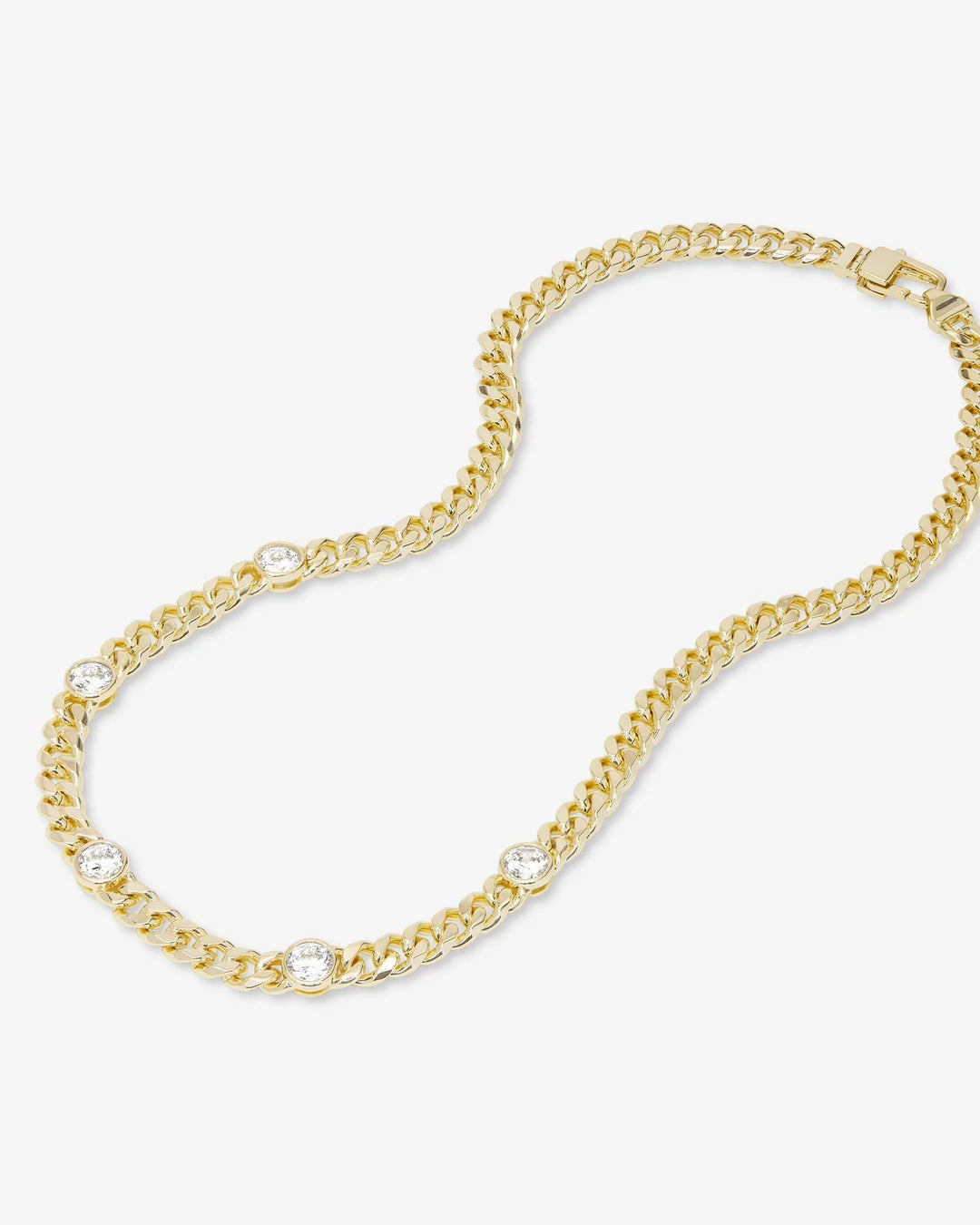 Melinda Maria Julian 5 Diamond 18" Necklace - Gold