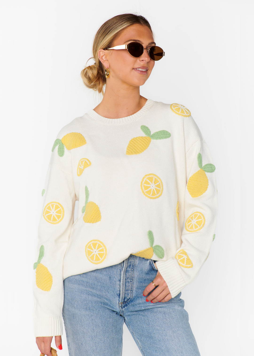 Show Me Your Mumu Go To Sweater - Lemon Sorbet Knit
