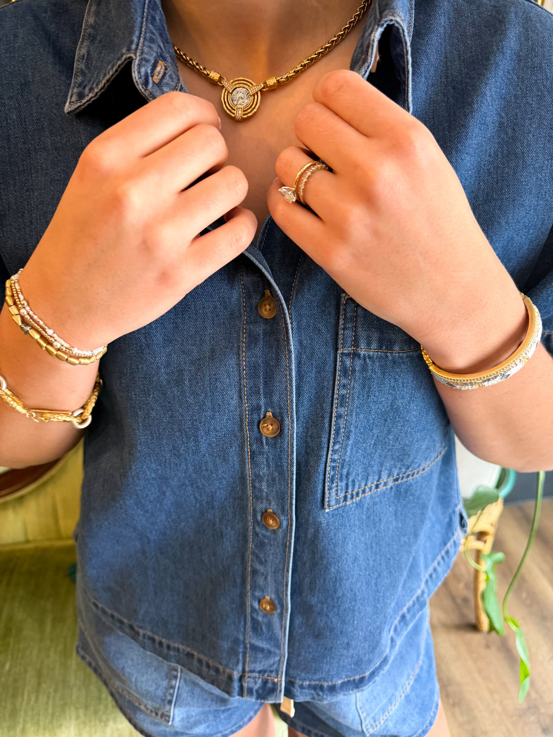 Z Supply Everyday Denim Button Up