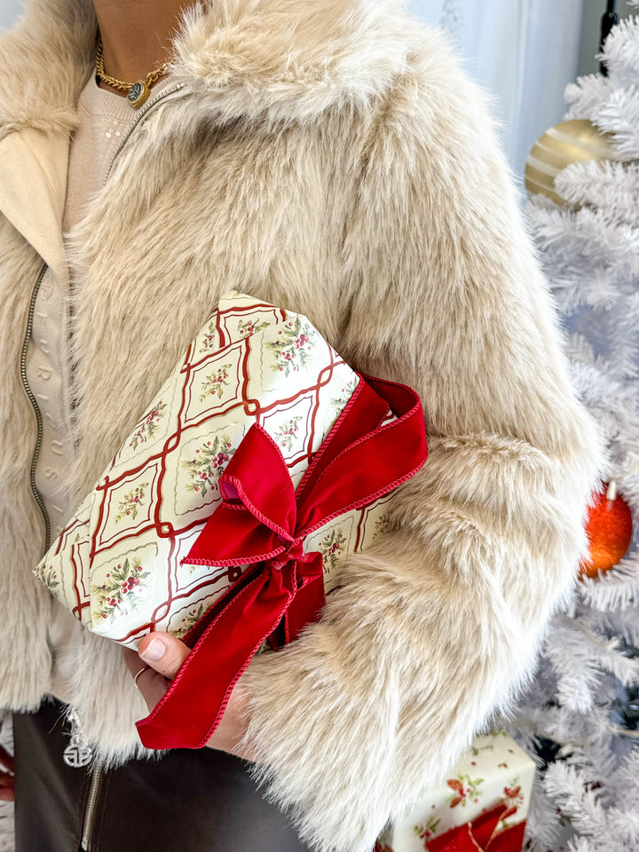 Annabelle Fuzzy Bomber Jacket