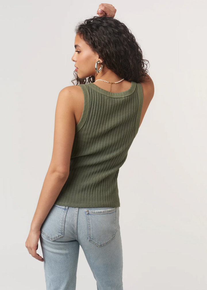 Project Social T Player Racerback Rib Tank - Rosemary
