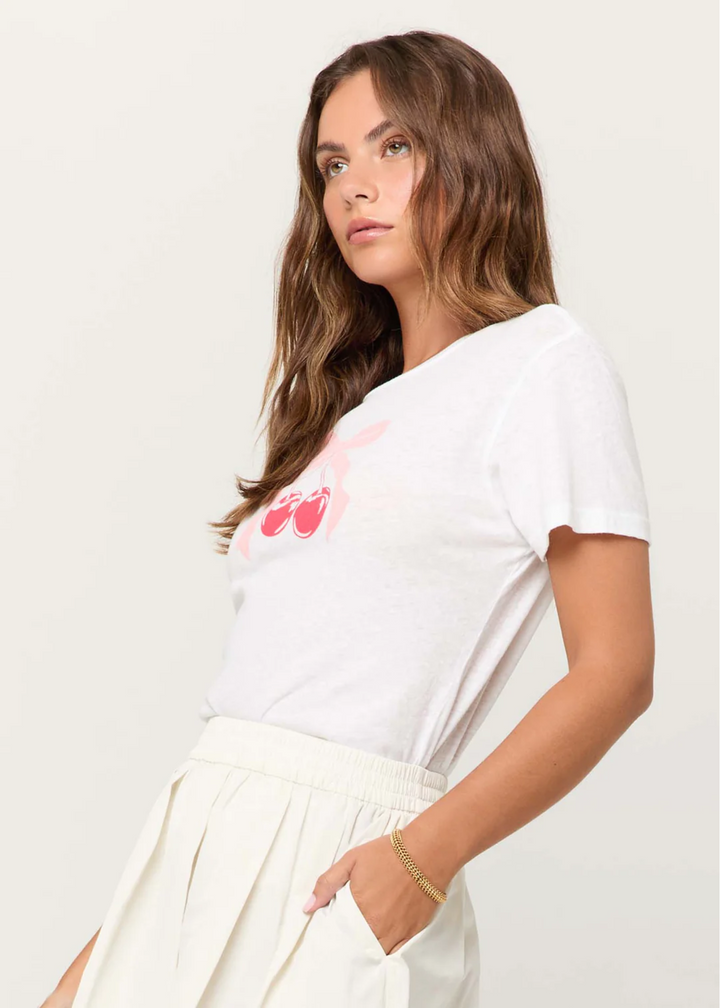 Project Social T Double Cherries Baby Tee