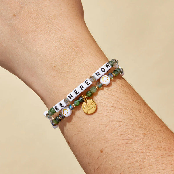 Little Words Project Be Here Now Bead Bracelet