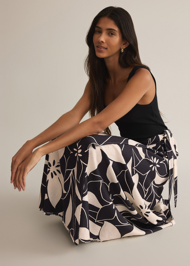 Z Supply Salerno Madero Wrap Skirt