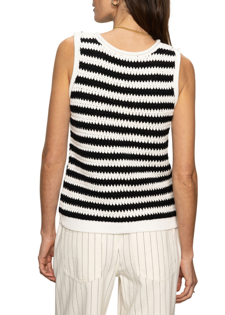 Sanctuary Clothing Crochet Shell Tank