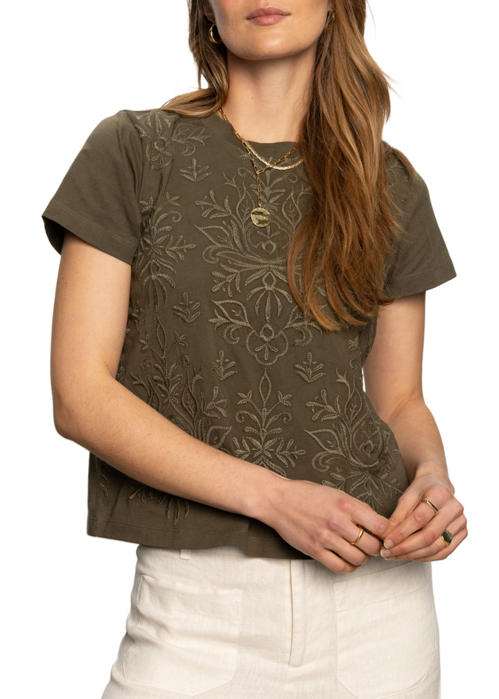 Sanctuary Clothing Embroidered Perfect Tee