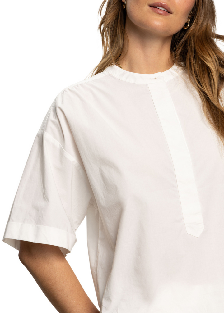 Sanctuary Clothing Relaxed Short Sleeve Popover