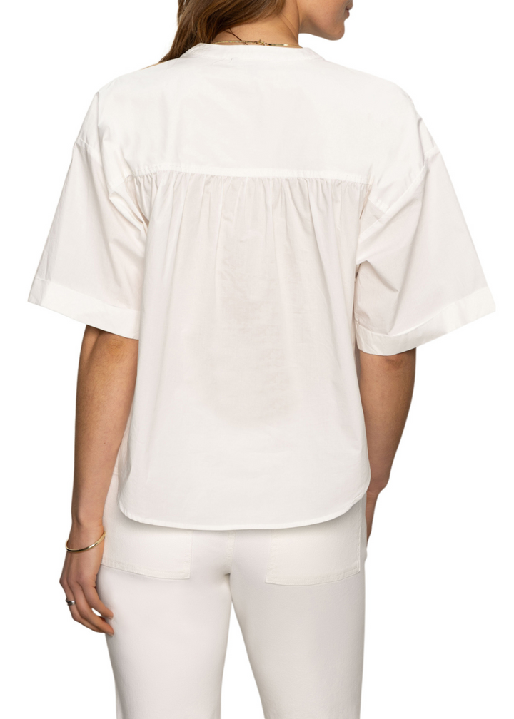 Sanctuary Clothing Relaxed Short Sleeve Popover