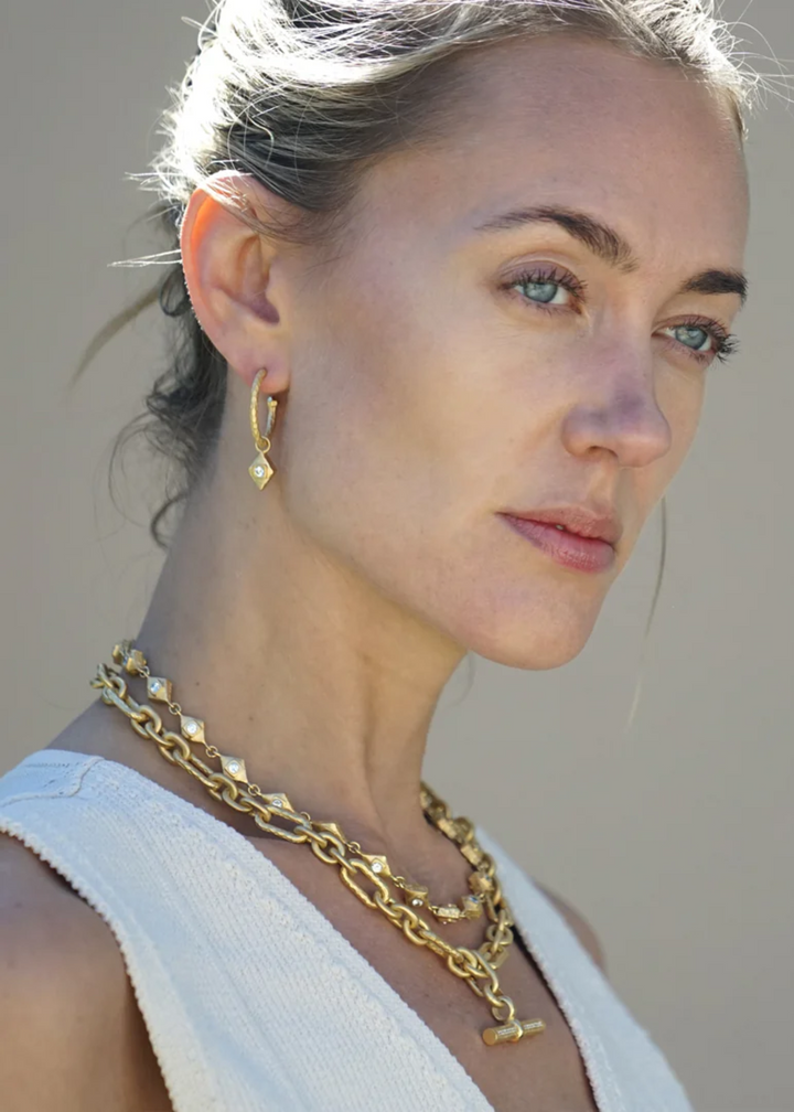 Tat2 Designs Gold Byron Toggle Necklace