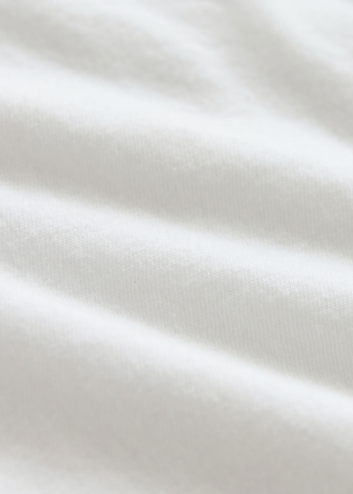 Fabric of a white t-shirt