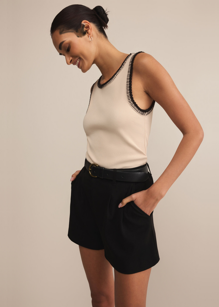 Z Supply Social Whipstitch Tank