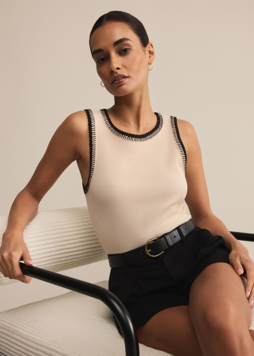 Z Supply Social Whipstitch Tank