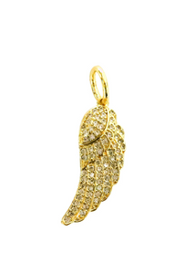 Angel Wings Charm - Gold