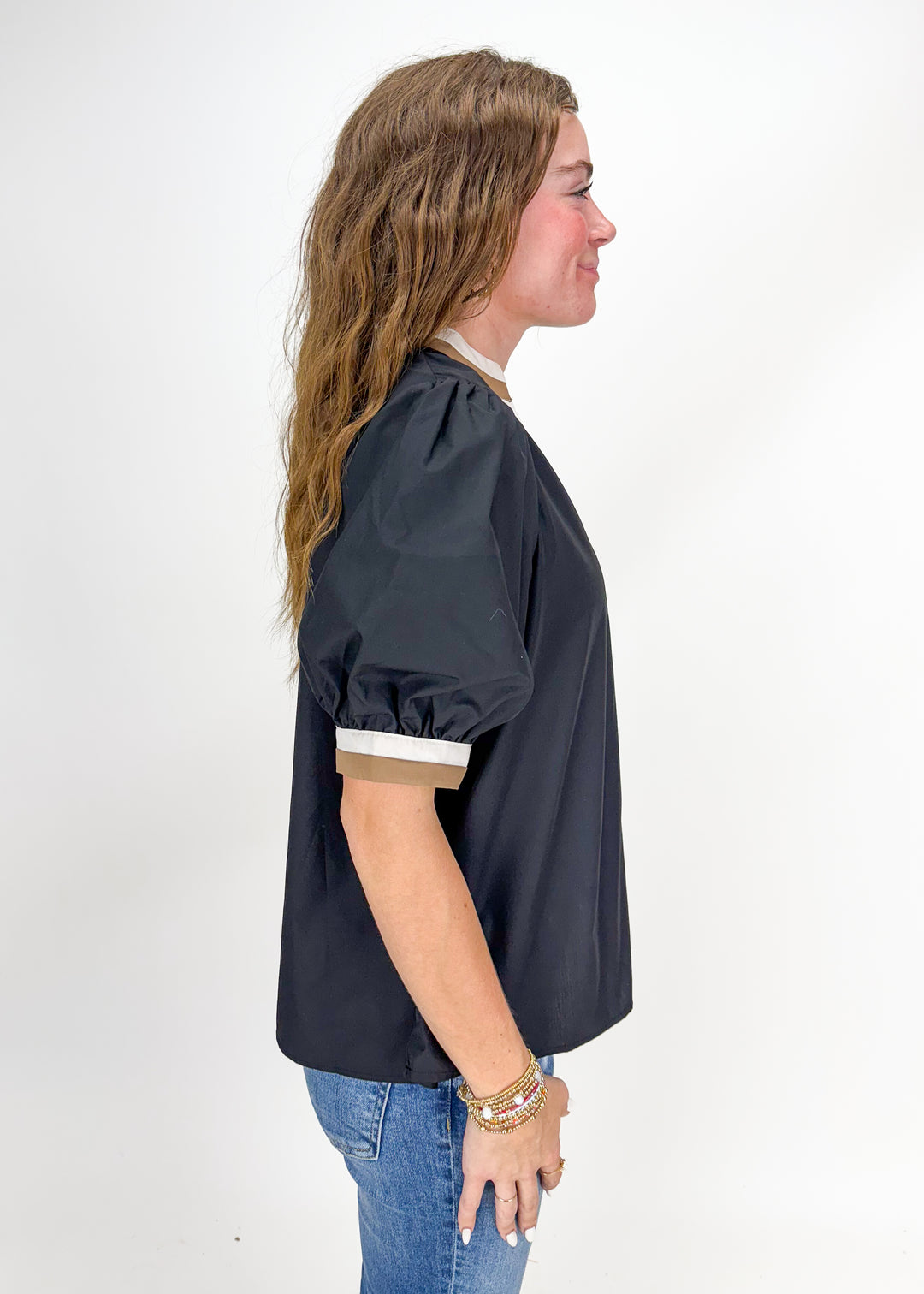 Quincy Bubble Sleeve Top
