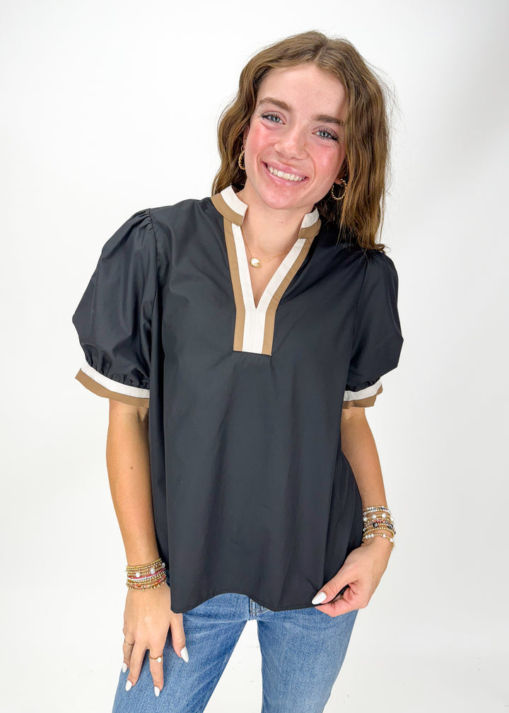 Quincy Bubble Sleeve Top