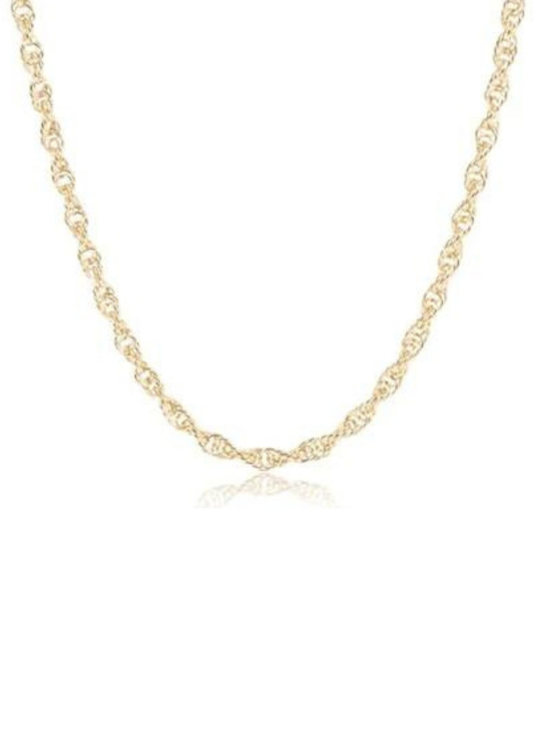 17" Choker Rope Chain - Gold